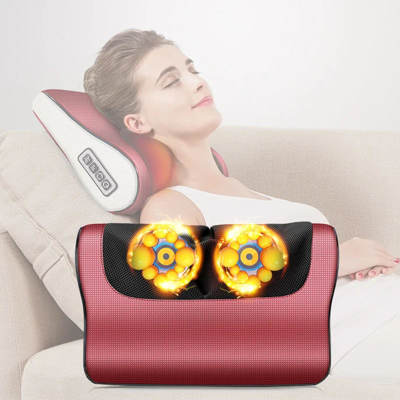 Curato by DZ™ Red Pillow Massager – جهاز تدليك الوسادة الحمراء